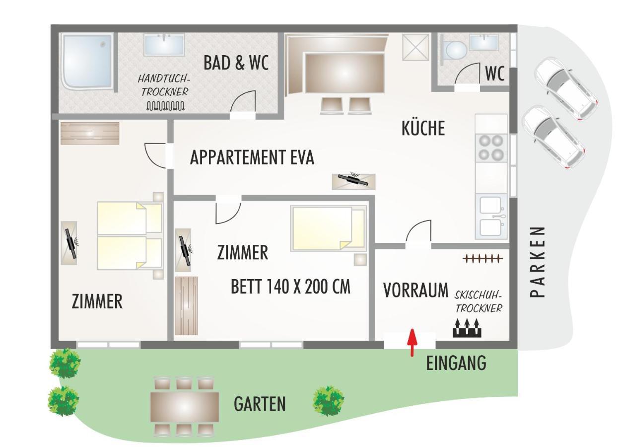 Appartements Spitaler Ried im Zillertal Exterior foto